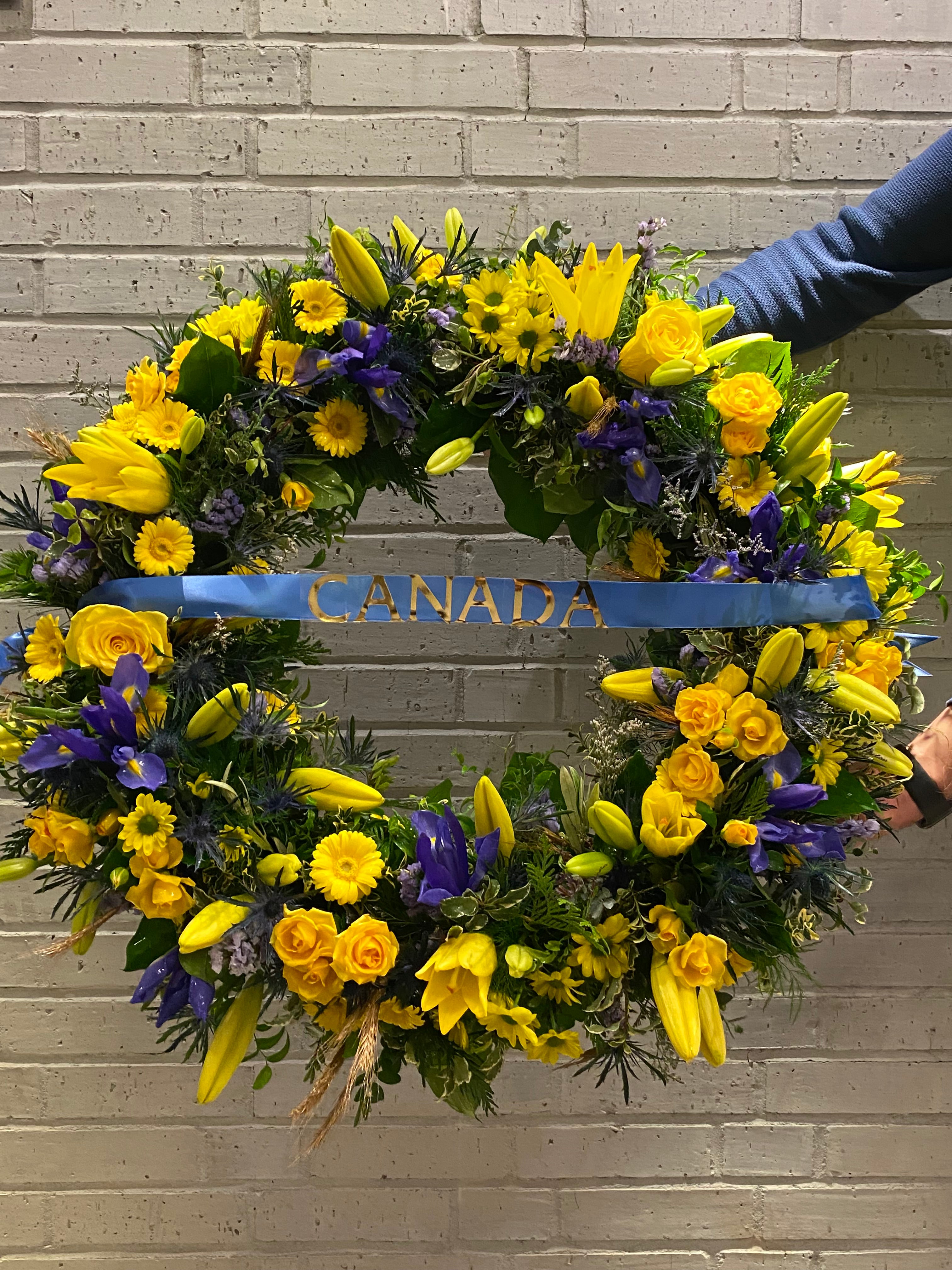 Laurel's Signature Floral Tribute Wreath