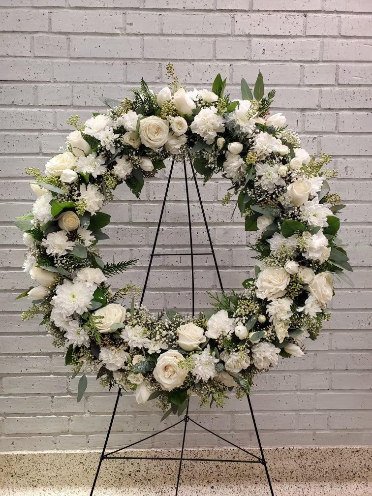 Laurel's Signature Floral Tribute Wreath