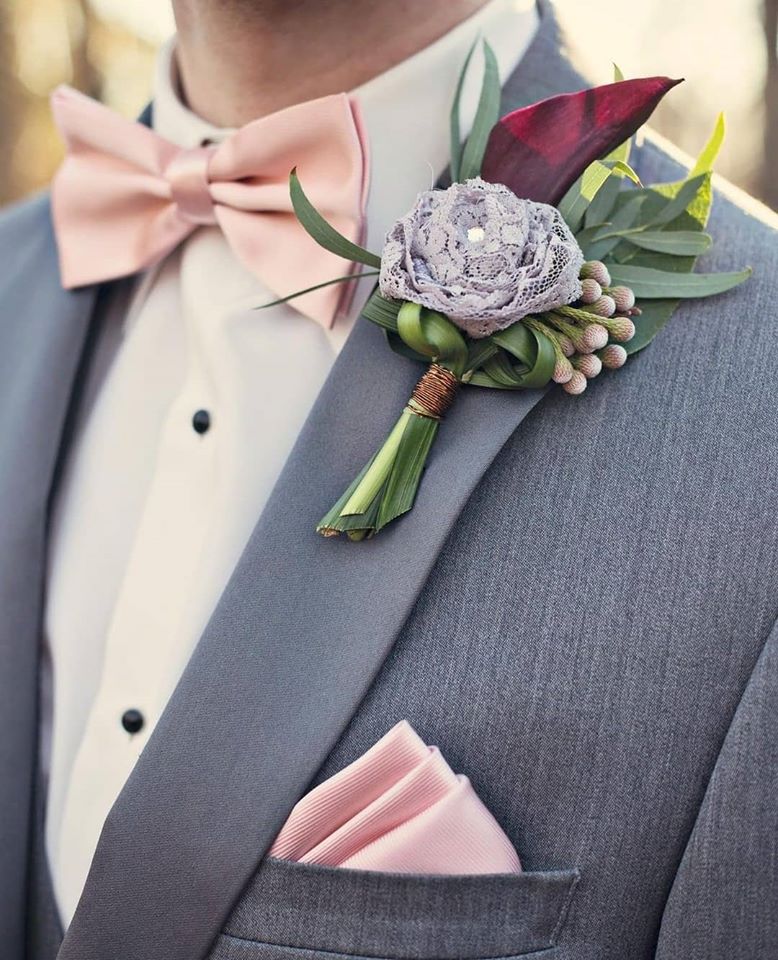 Laurel's Signature Boutonniere