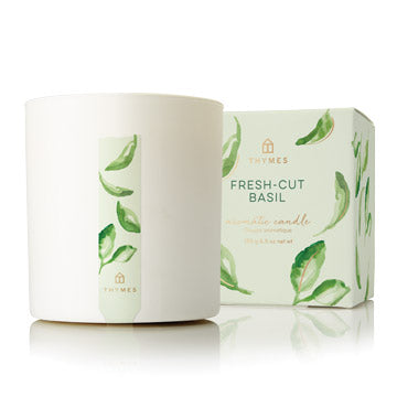 Thymes Fresh Cut Basil Candle